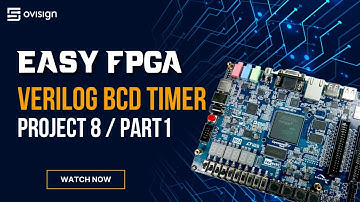 FPGA project 08 Part1 - Digital BCD Timer