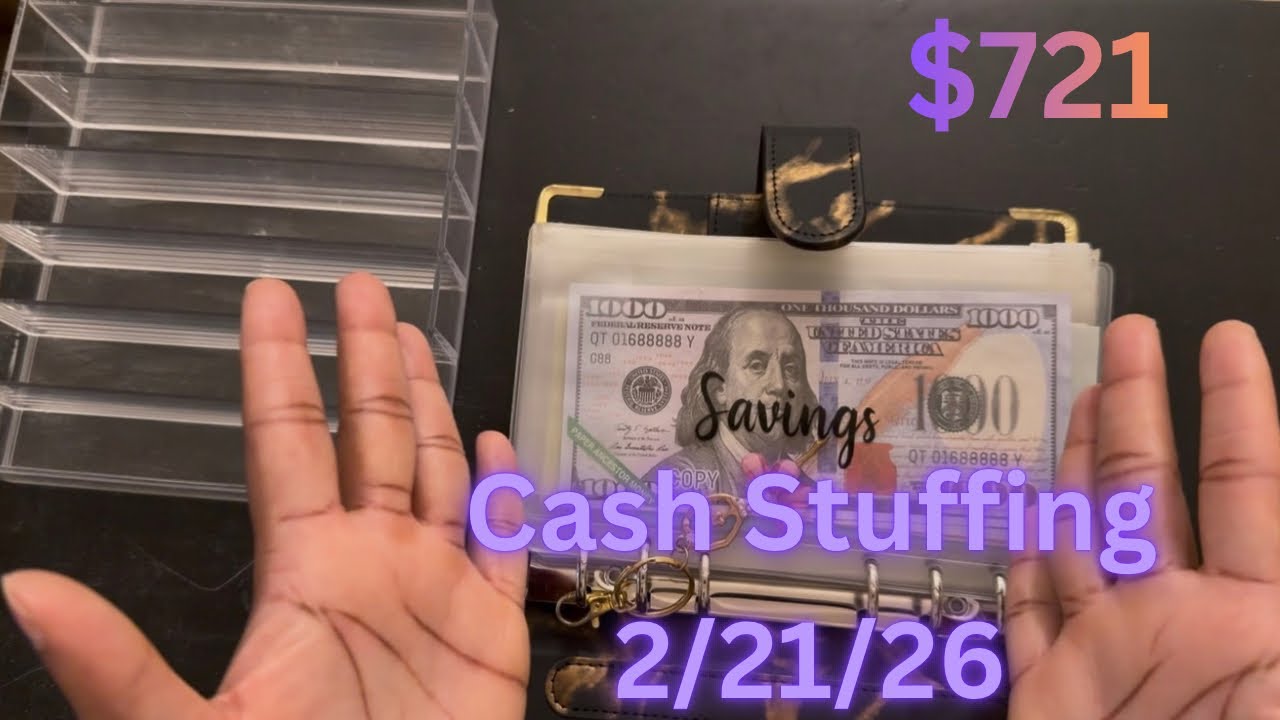 Sixth Cash Stuffing on 2026 | 2/21/26 | #cashstuffing 