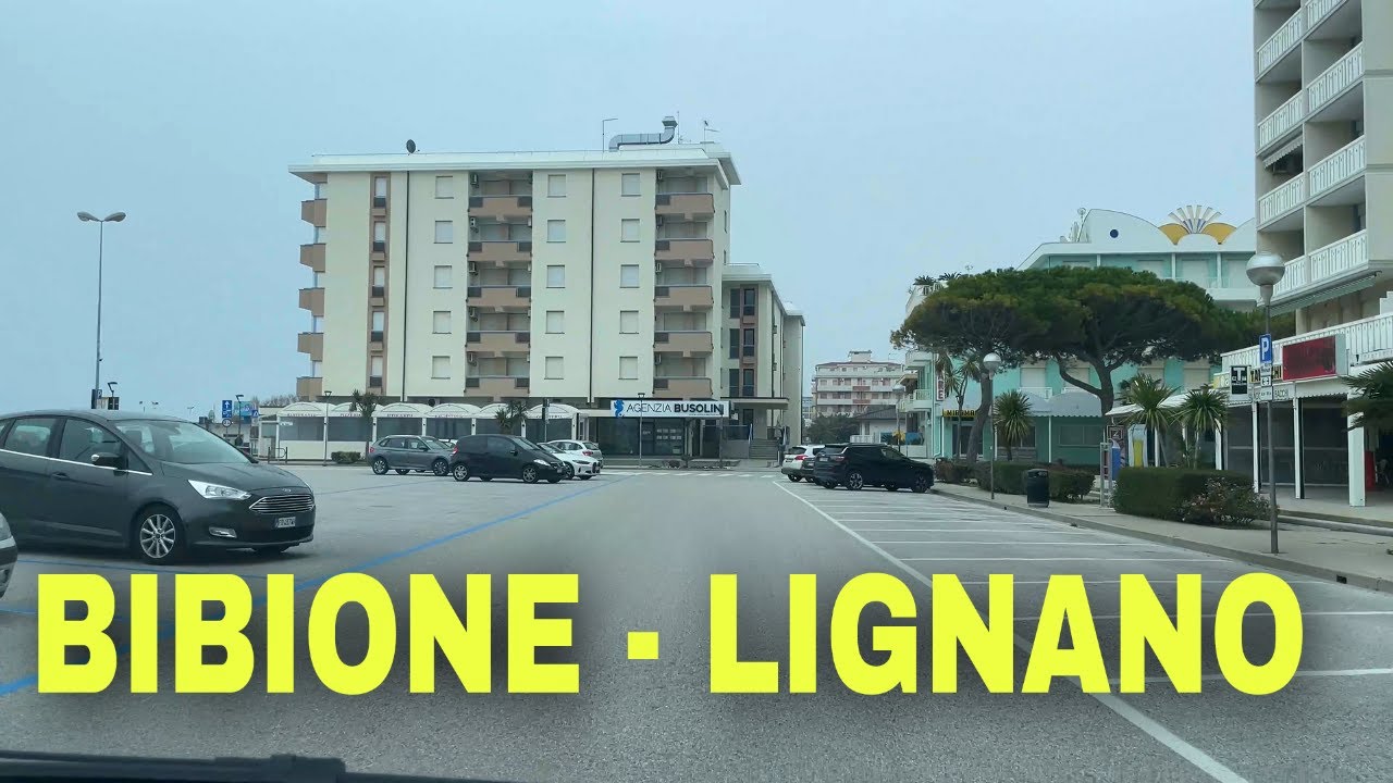 Driving from Bibione to Lignano Sabbiadoro
