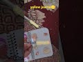 🟨🟨🟡🟡🟡🟡 #diy #artwork #whowillbemylifepartnerta #journal #minivlog