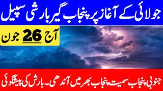 Pre Monsoon Rainfall Alert : Heavy Rainfall Prediction For Punjab | Today Weather Update