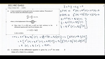 2011 Ext 2 HSC Qn4c Solution