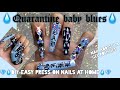 DIY extra af press on nails | using NAIL addict LA gel nail polishes | Vanity Val