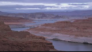 Lake Powell at record low levels due to drought
