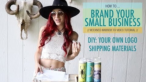 How To Brand Your Small Business, DIY Logo Tissue Paper, packaging ideas for gift or online shop