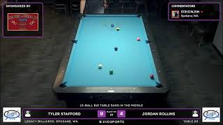 TYLER STAFFORD vs JORDAN ROLLINS - LEGACY BILLIARDS - TABLE 20 | EvoSports
