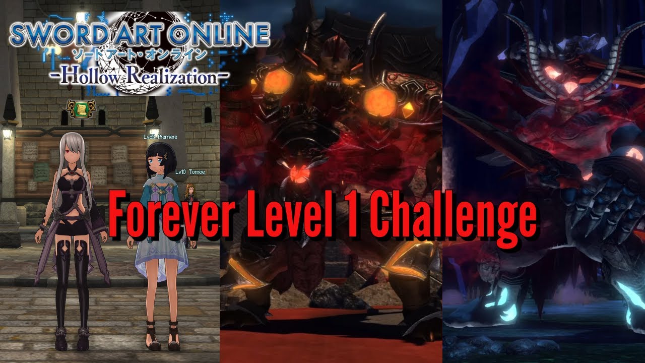 SAO Hollow Realization: Forever Level 1 Challenge Part 1 - YouTube