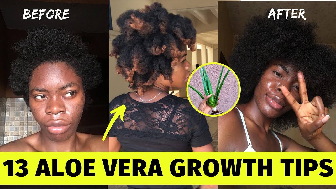13 USES of ALOE Vera Gel for Massive Natural HAIR GROWTH| Grow 4cHair with Aloe  Vera - YouTube