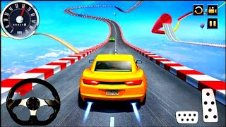 Crazy Car Stunt Ramp Racing - Mega Tracks Impossible Simulator 3D - Android GamePlay - power Games screenshot 2