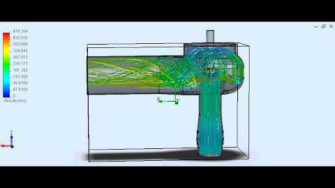 SolidWorks - Safety Valve Flow Simulation
