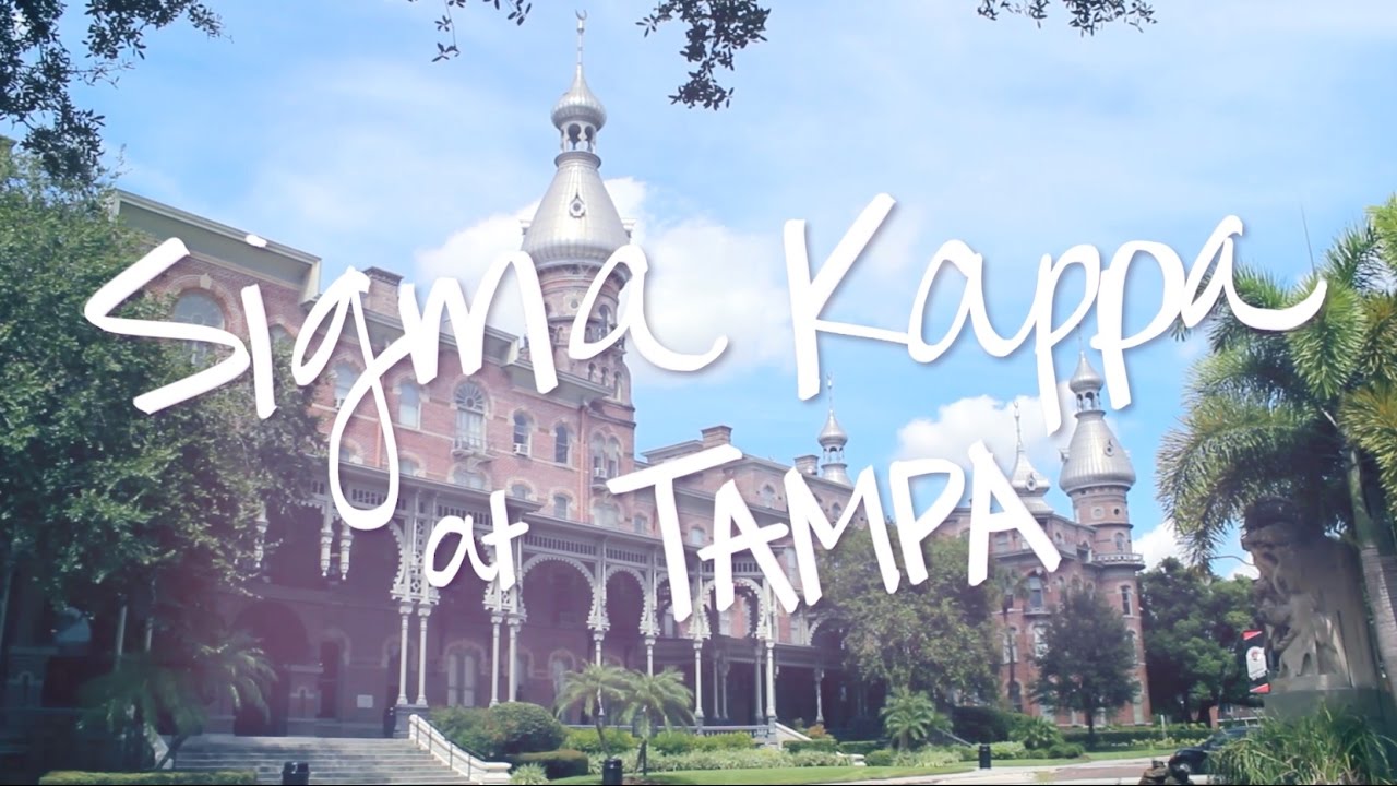 Sigma Kappa at The University of Tampa 2016 Recruitment Events YouTube