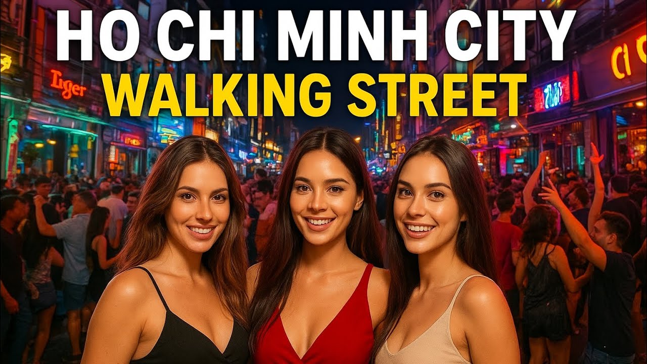 Bui Vien Walking Street | Vietnam 🇻🇳 | Ho Chi Minh City | Night Life | POV | 4K