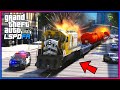 This train was DESTROYING the city!! (GTA 5 Mods)