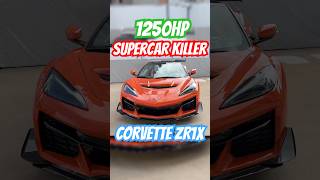Supercar KILLER. 1250HP Corvette ZR1X. #cars #chevy #corvette #supercar #car #auto #v8 #carreview