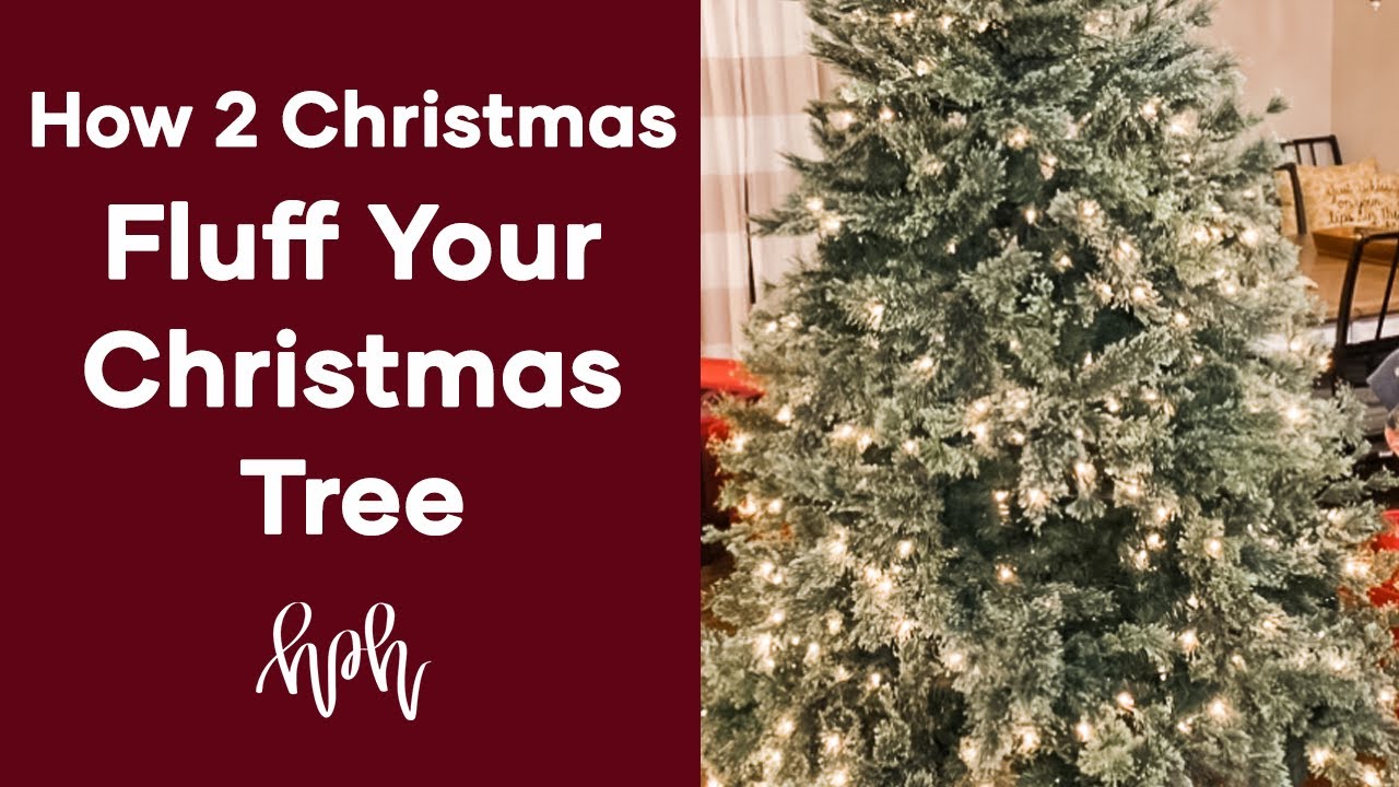 Our 2019 Balsam Hill Prelit Christmas Tree, Tree Fluffing Tips