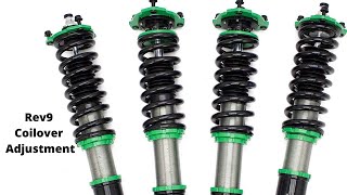 Rev9 Coilovers - Height & Shock Dampening Adjustment Front/Rear How-To