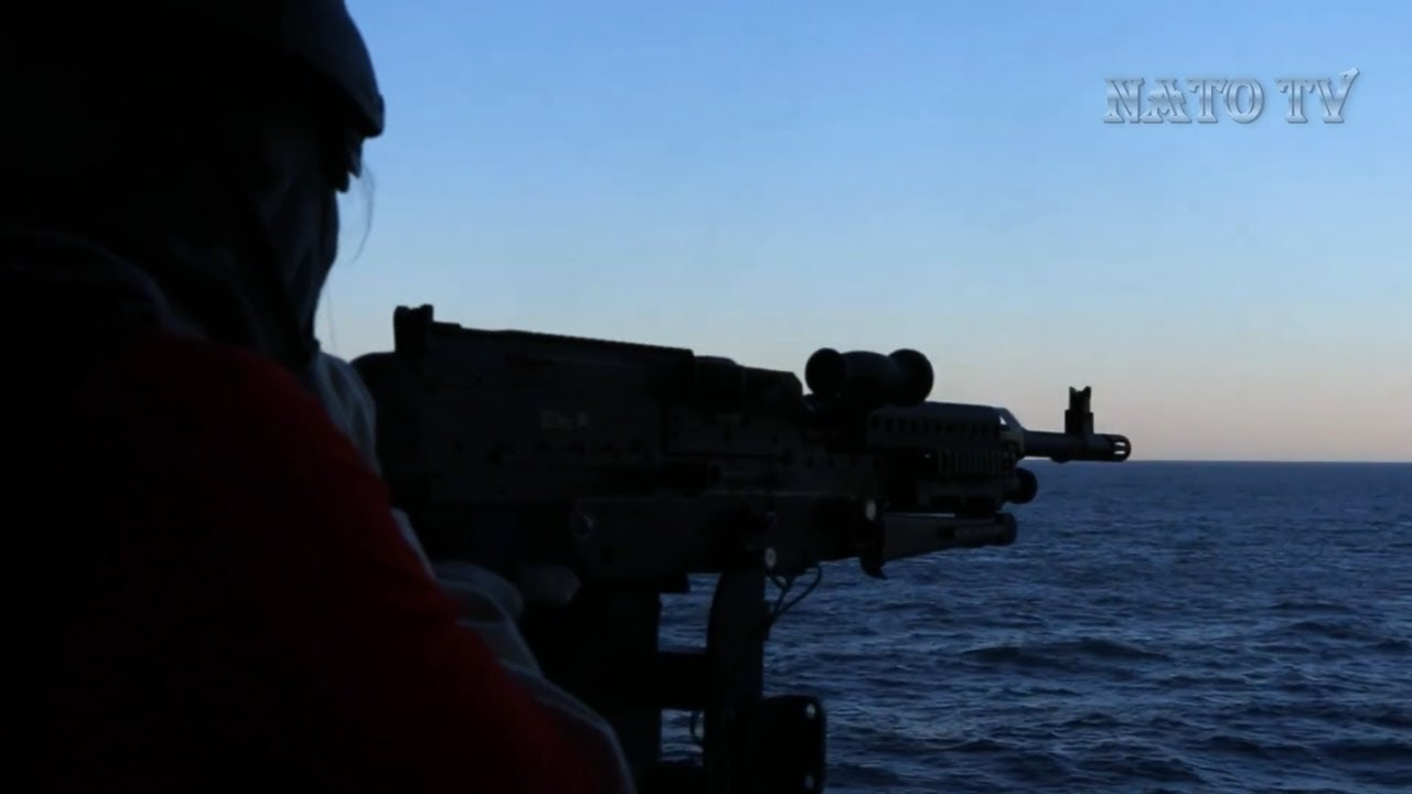 USS Iwo Jima Holds Live Fire Exercises in Atlantic