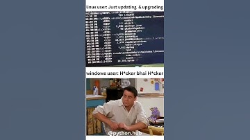 WIndows users vs LInux Users #coding #thecoder #python #linux #javascript #кодинг #windows