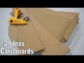 3 simple diy from cardboards handmade craft from cardboards