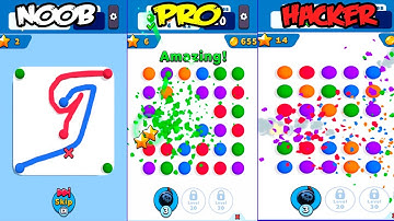 Collect Em All! Clear the Dots - NOOB vs PRO vs HACKER