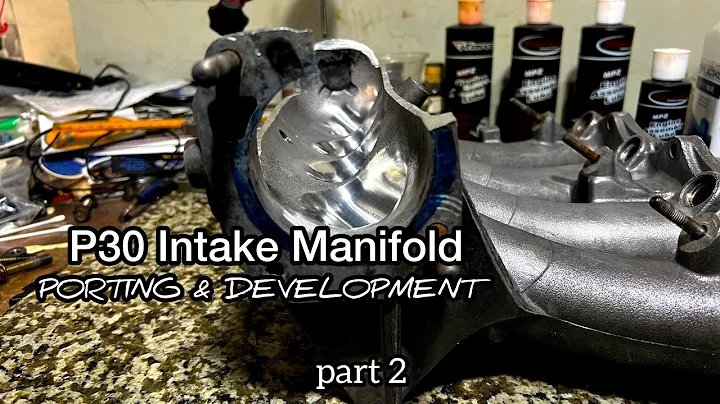 Intake Manifold porting B16a P30 development finished and done