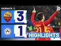 ROMA-UDINESE 3-1 | HIGHLIGHTS | 13ª GIORNATA | SERIE A TIM 2023/24