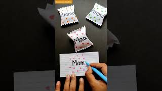 Mother’s Day gift idea | DIY Notebook Chocolate | Last Minutes gifts Idea | #Mother | #shorts screenshot 5