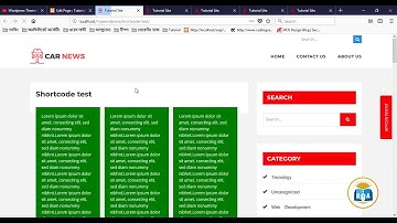 Wordpress Theme Development part-36. How to Add advance Custom Shortcode in Wordpress part-01
