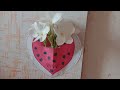 Heart paper wall Hanging| Easy wall Decor ideas|| papercraft .