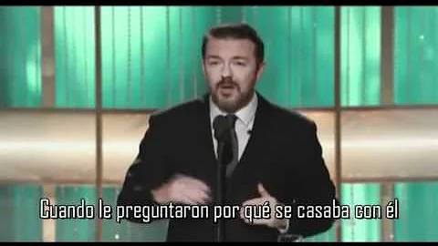 Ricky Gervais vs Hollywood - Globos de Oro 2011 (en español)