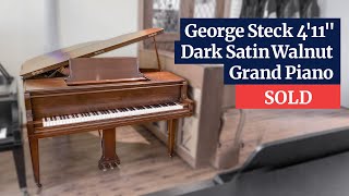 George Steck 411 Dark Satin Walnut Grand Piano Piano Demo And Overview Family Piano Co.