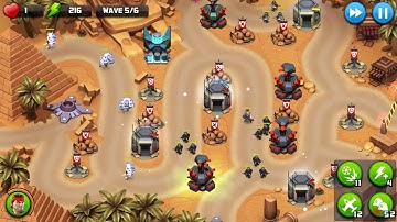 Alien Creeps TD - Level 40-Sphinx Hijinks - Veteran