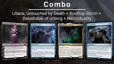 EDH COMBO: Liliana, Untouched by Death | Rooftop Storm | Ratadrabik of Urborg | Necroduality