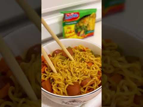 اندومي بالنقانق و الخضار Shorts Tiktok