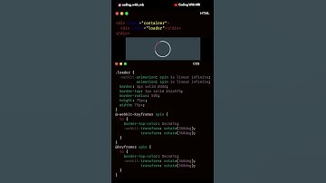 CSS loader #6 | HTML | CSS | UI #loader #coding