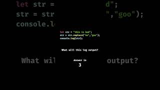 Coding Question Of The Day 24 - What will this log output? #shorts #javascript #100daysofcode