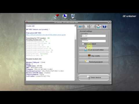 ZTE MF195E unlock tutorial by DC-Unlocker