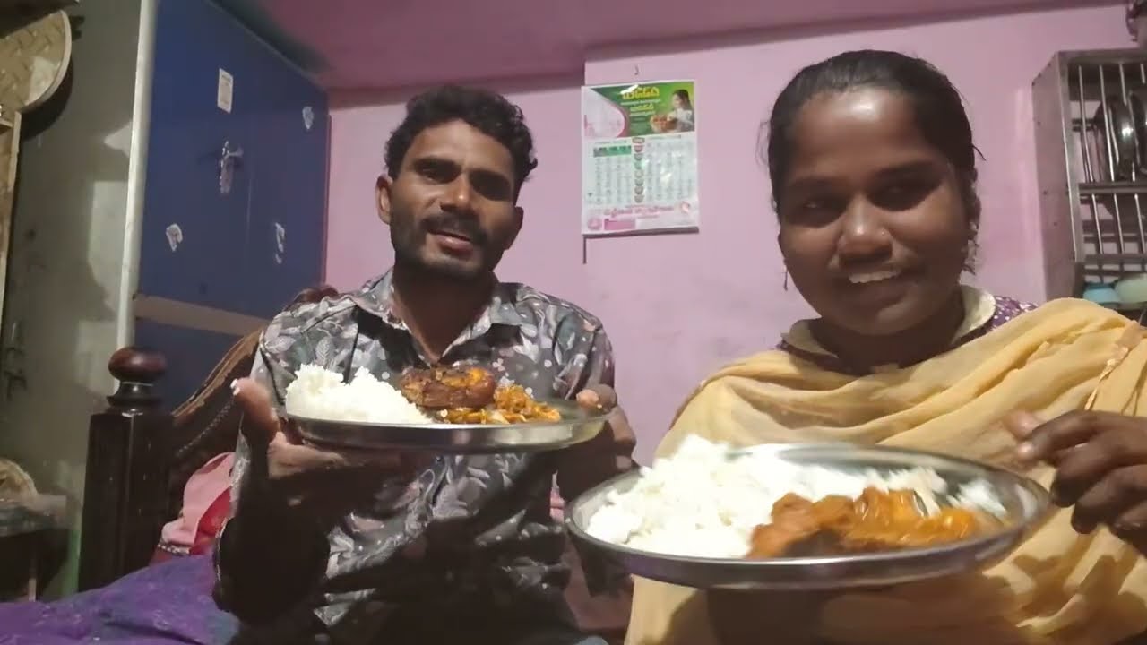 మా చెరువులో🐟 కోరమేను తెల్ల చేపలు  పట్టుకొని కర్రీ అండ్ ఫ్రై చేశాను రేత్రి 12 అయింది తినేటప్పటికి 🤤