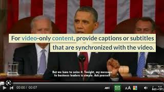 How to implement WCAG 2.1 Success Criteria 1.2.9 Audio-only (Live) in code with examples