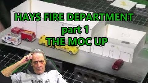 building an N scale fire department from scratch (hays fire department .. hays Kansas)