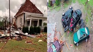 ASI ESTA ALABAMA EE. UU. POR TORNADO 4.3.19 PRIMERAS IMÁGENES