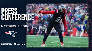 Press Conference | New England Patriots Linebacker Matthew Judon