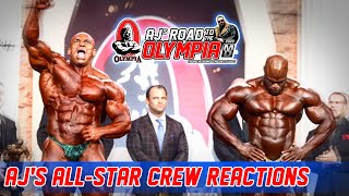 OLYMPIA FINALS REACTION SHOW | AJs All-Star Crew