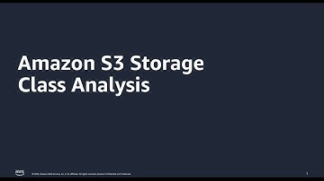 Amazon S3 Storage Class Analysis | Amazon Web Services