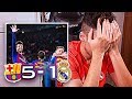 REACCIONES DE UN HINCHA Barcelona vs Real Madrid 5-1 *LA MAYOR HUMILLACIÓN*