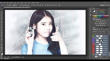 Hand Drawn Art Photoshop Action | Photoshop Tutorial | Multi Tech