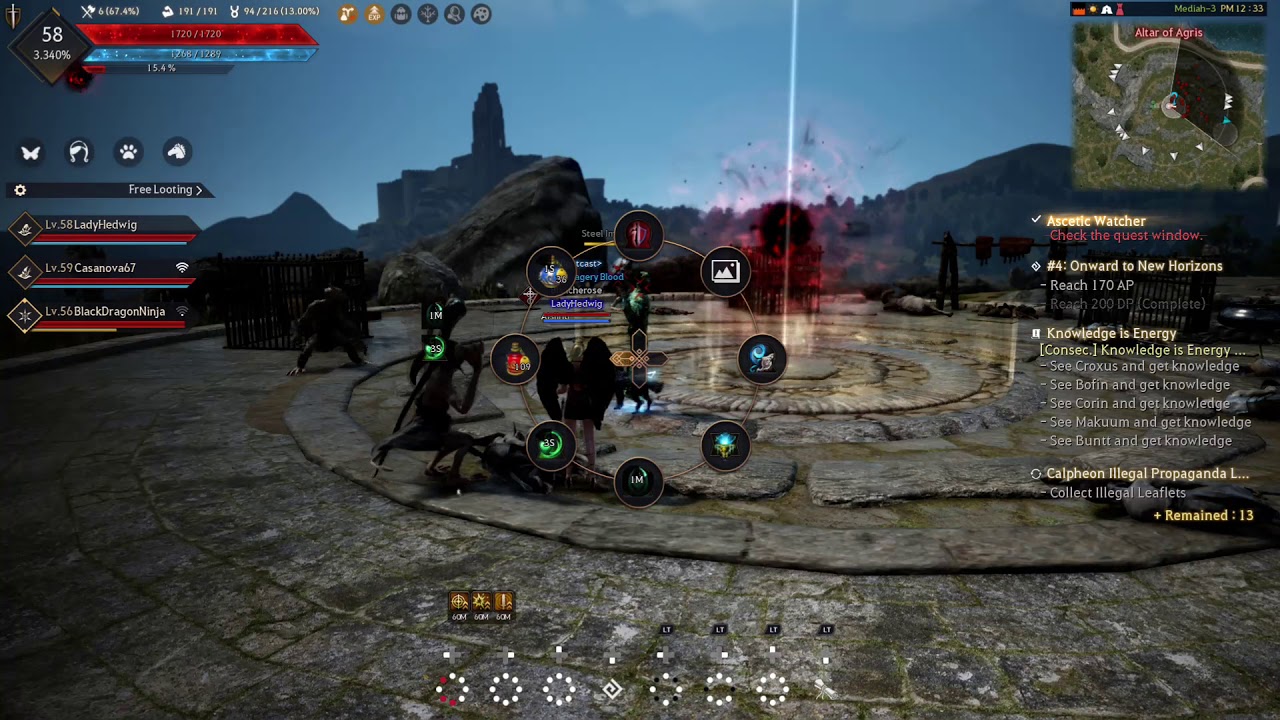Black Desert Awakened Boss Fight (Giath & Red Nose) YouTube