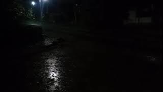 story wa || hujan deras di malam hari