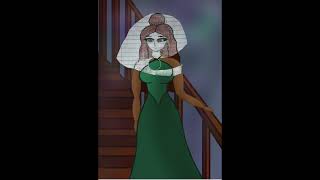 Amirah at a gala in her twenties #art #oc #gala #procreate #rendering #tired #pretty #digitalart