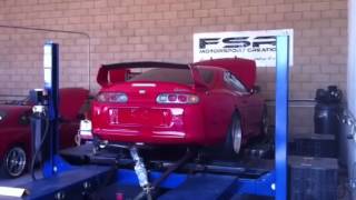900whp Toyota Supra with AEM Infinity on FSR Dyno